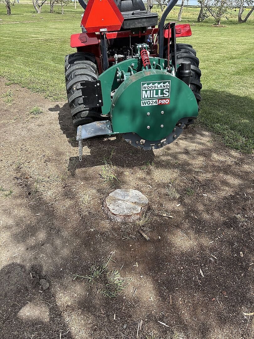 Removed 45 Spruce stumps with Ease