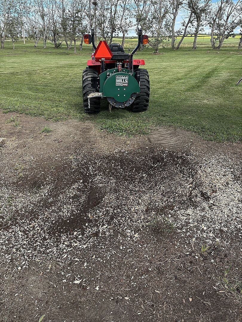 Removed 45 Spruce stumps with Ease